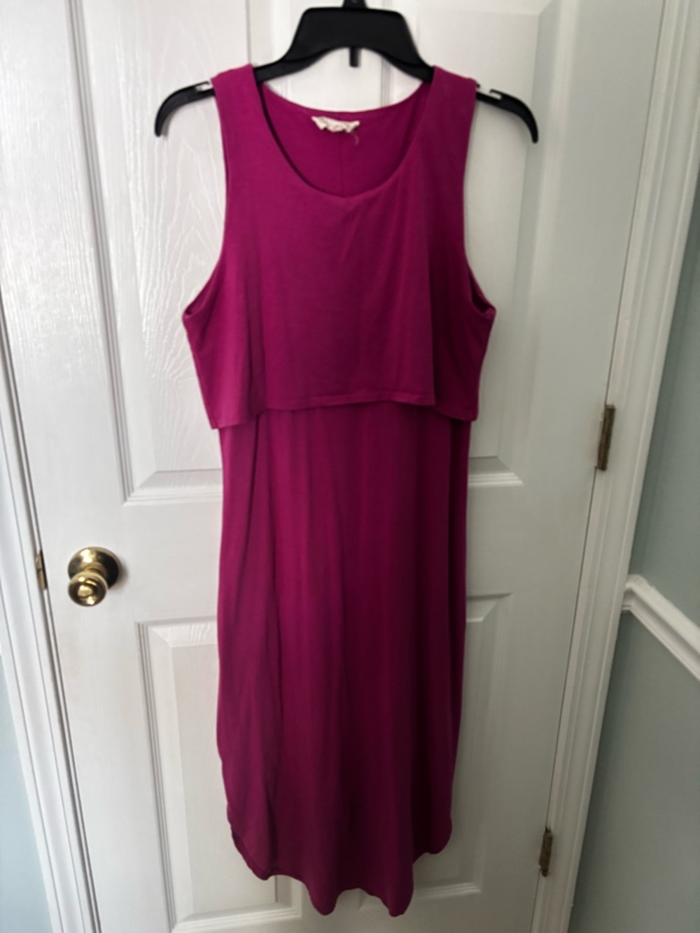 Synergy organic Cotton Pink Fuschia Dress Medium